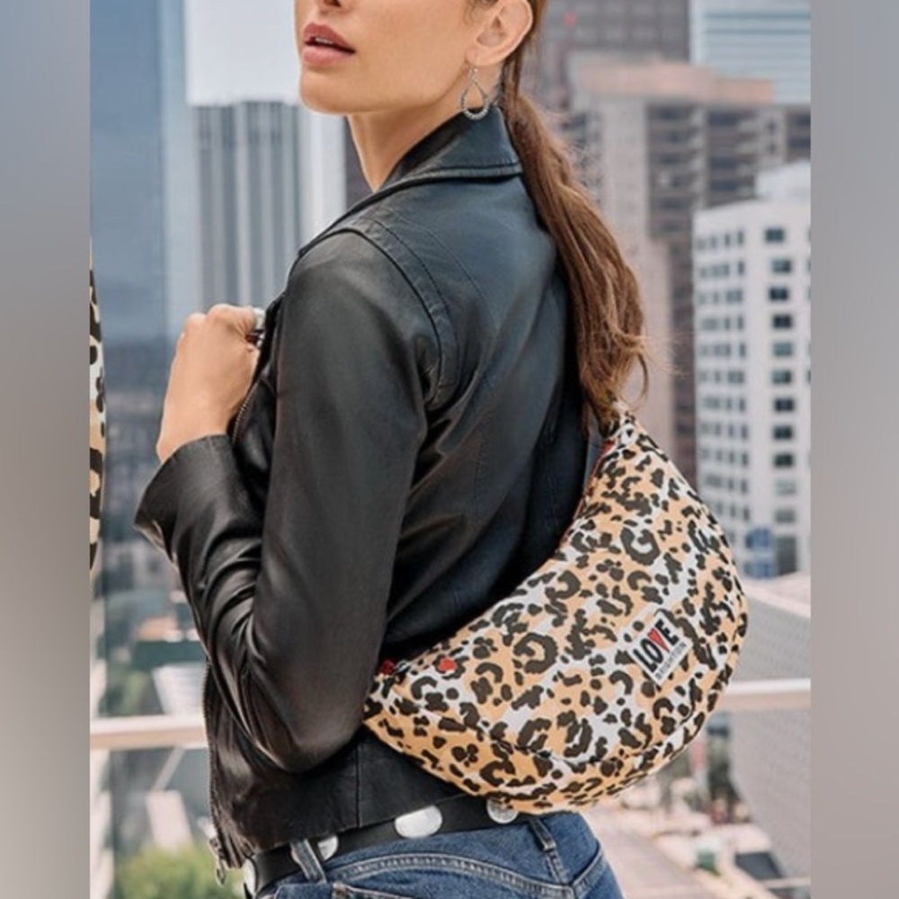 Brighton Leopard Print Crossbody Bag